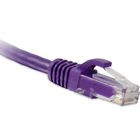 Enet Cat6 Purple 2 Foot Patch Cable W/ Snagless Molded Boot (Utp)